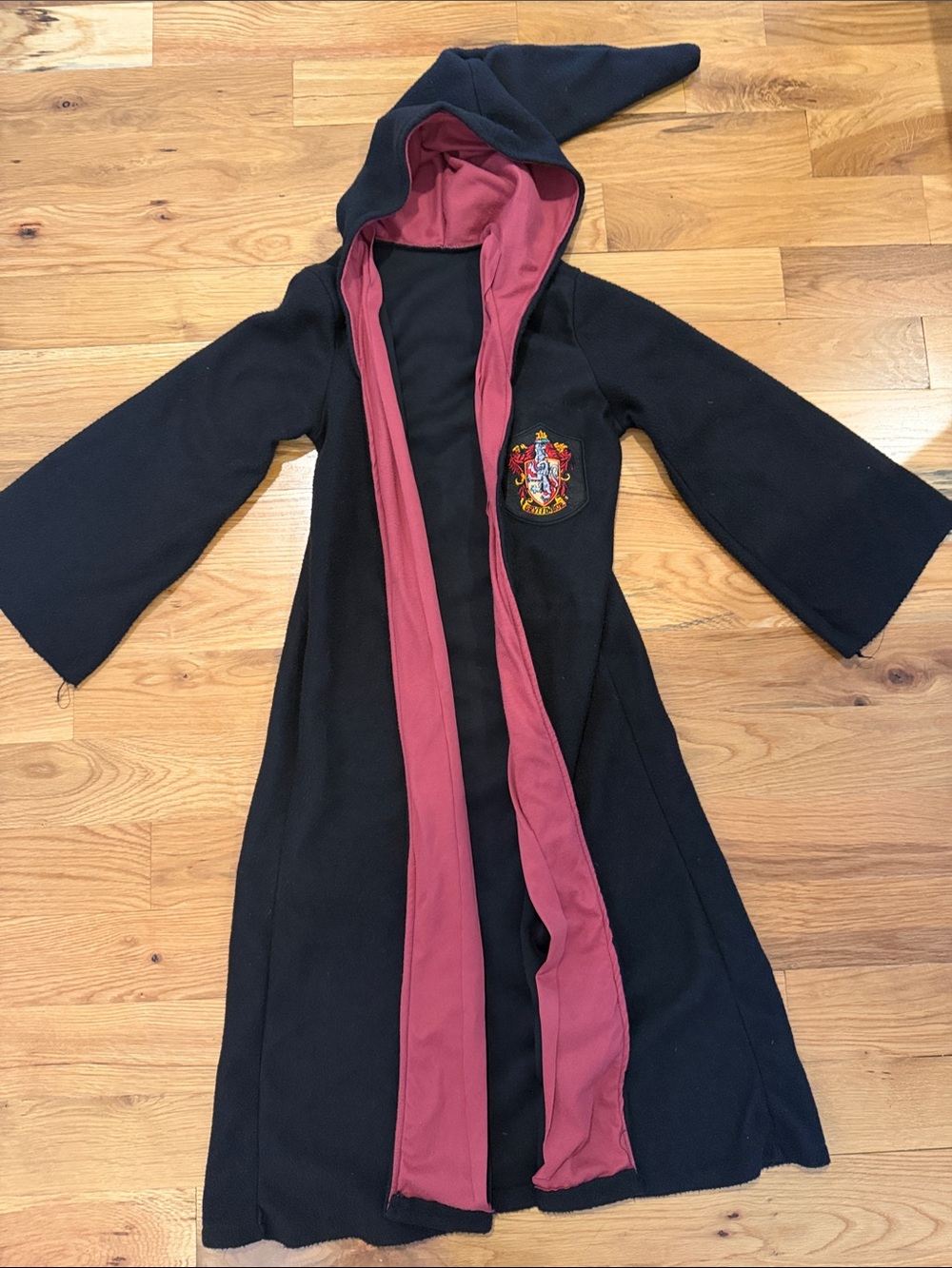Harry Potter Gryffindor Kids Medium Hooded Costume Robe Rubies Made in USA